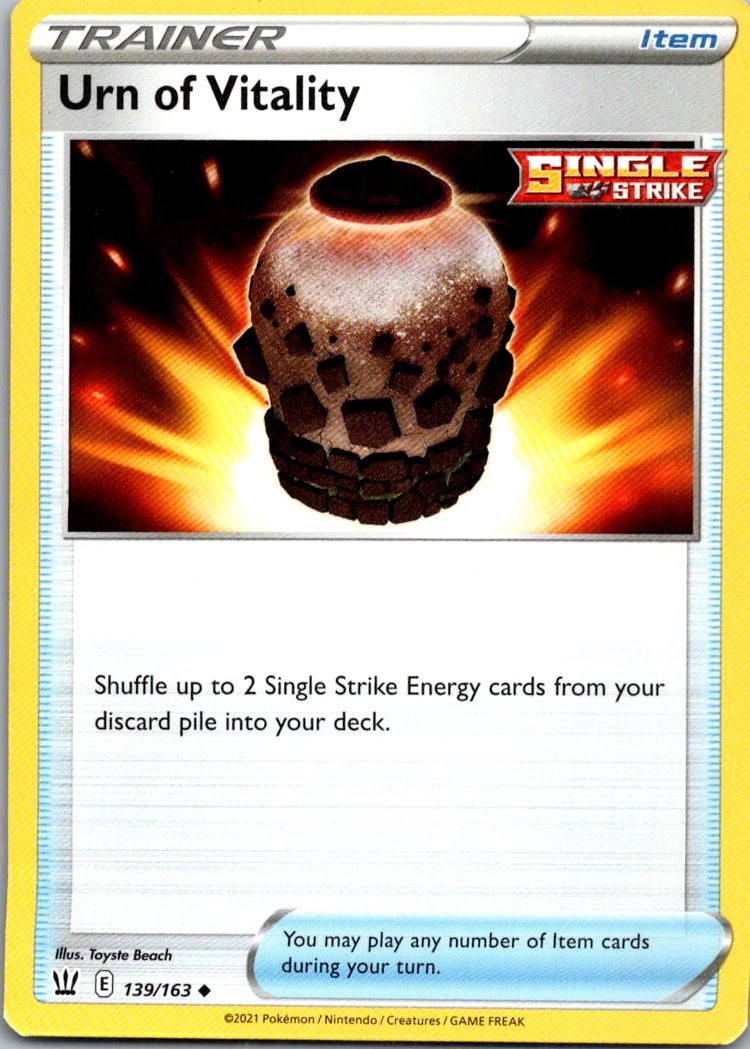 URN OF VITALITY 139/163 PRIZE PACK SERIES CARDS POKEMON LP