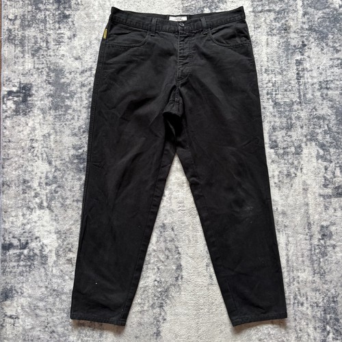 Armani Jeans, Mens Vintage Giorgio Armani Jeans Black Chinos Chino Trousers W34 L29 34S