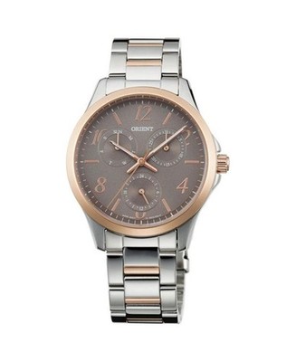 ORIENT Women Analog Quartz Casual Watch Classic Dress Brown Dial Waterproof Roun
