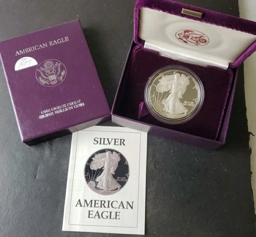 1987 S Proof $1 American Silver Eagle Dollar