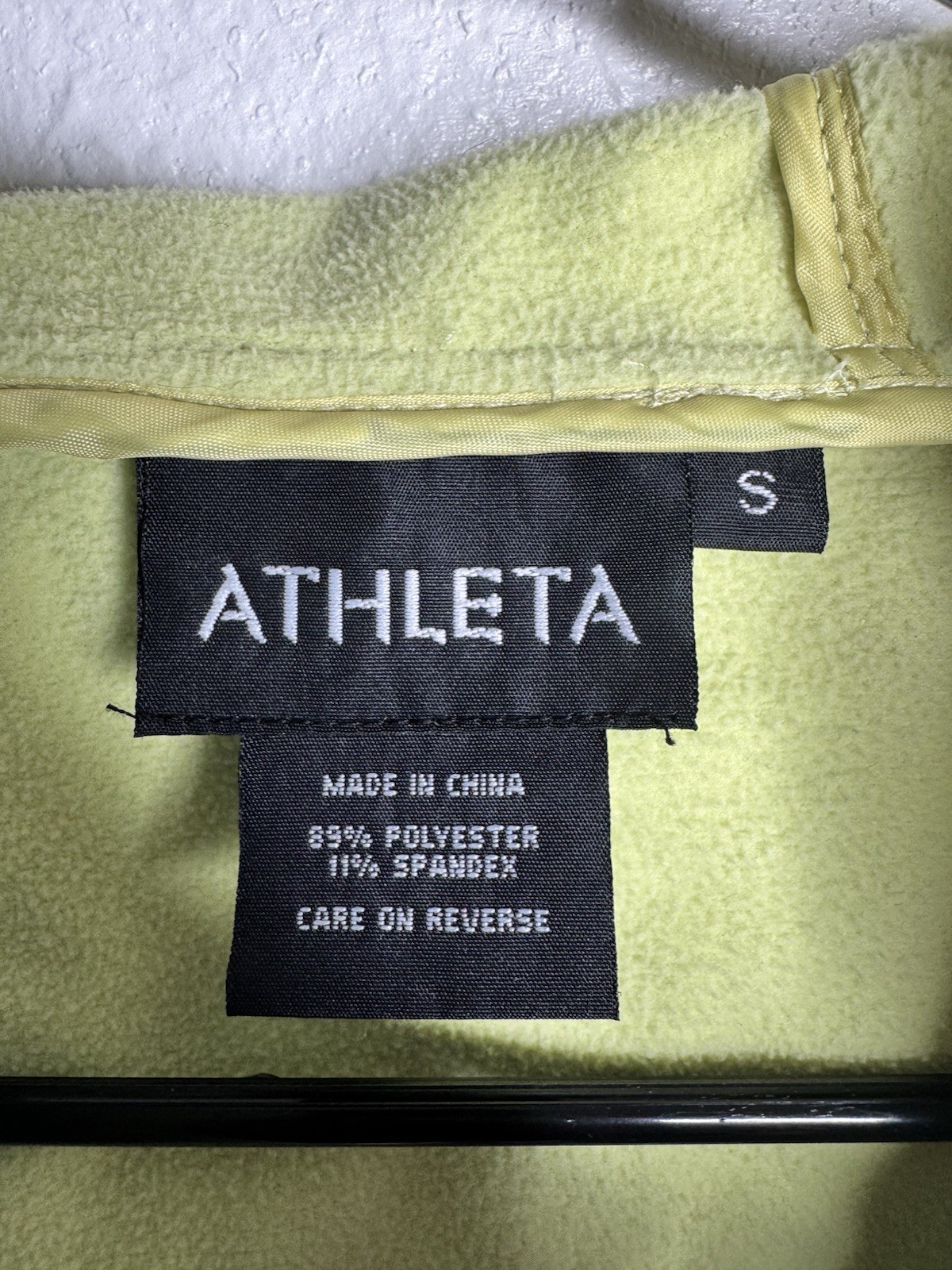 Athleta Softshell Hooded Jacket Light Blue Fleece… - image 9