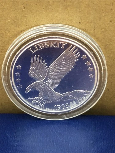 1 oz silver liberty American double eagle 1985