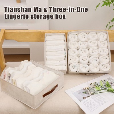 Underwear Cabinet Drawer Organizer Socks Clothing Storage Box Wardrobe Organizer