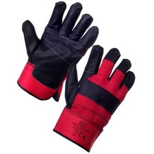 Heavy duty RIGGER Double palm safety thorn proof work gloves for gardening