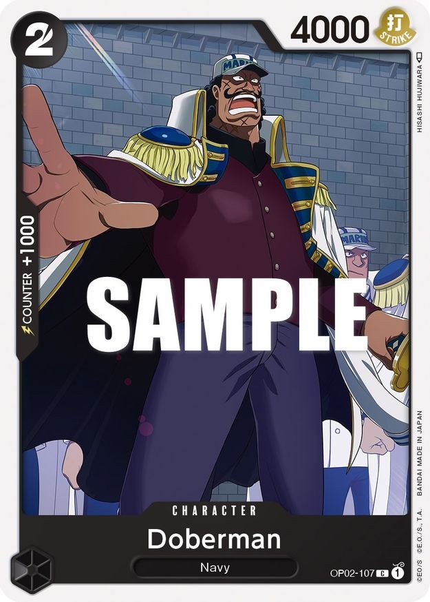One Piece Doberman (OP02-107/258) OP02 Paramount War NM