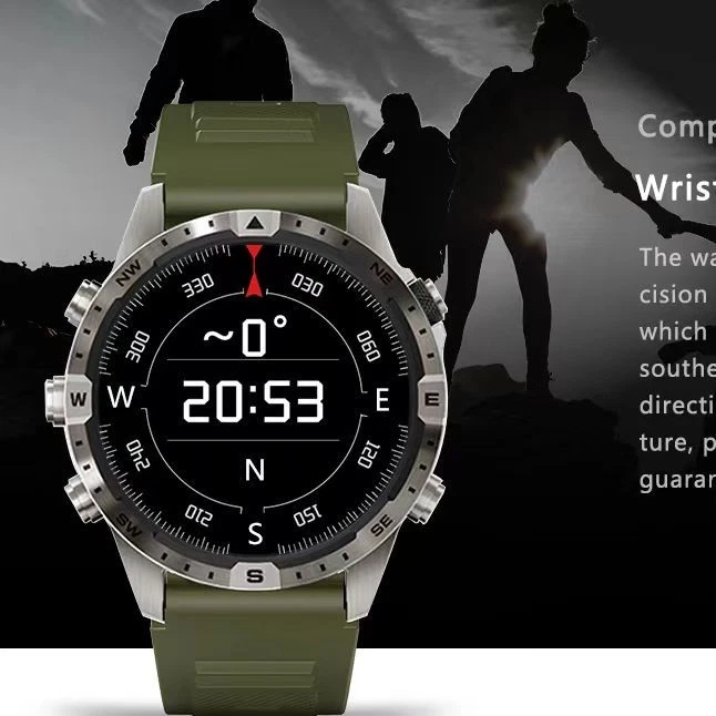 GT45 Garmin Style Smartwatch – Multisensor Uhr mit AI-Sprachsteuerung & Umwelt - Bild 3 von 4