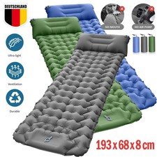 Alfombra aislante autoinflable camping colchón de aire colchón alfombra de camping bomba de pies