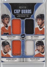 2019-20 The Cup Quads Jerseys 3/24 Morgan Frost Joel Farabee German Rubtsov 1a2g