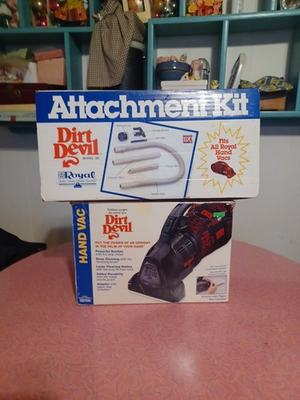 #ad #ad Dirt Devil Hand Vac With Attachment Kit All Complete W Original Box And Manuals $40.99