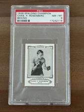 1926 Spalding Champions "Sports Co. of America" Chas P. Rosenberg-Boxing - PSA 8