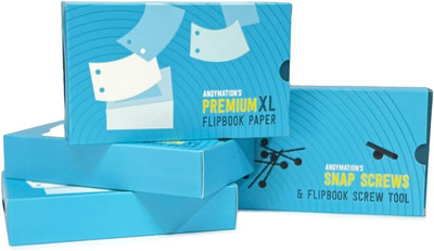 XL Flipbook Paper Pack for Drawing and Flipbook Making Ideal Large Scale