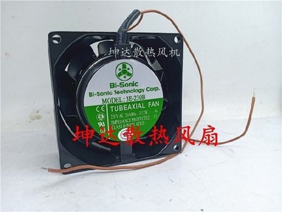 1 PCS  Bi-sonic Fan 3E-230B AC230V 8038 8CM 2 Wire Cabinet fan cooling fan #nm