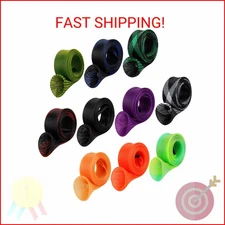 10Pcs Rod Sock Fishing Rod Sleeve Cover Protector Gloves Tools. Flat or Pointed 