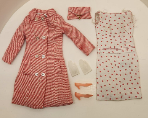 1966 Vintage Mattel Barbie FRANCIE Complete Outfit #1261 "Shopping Spree"