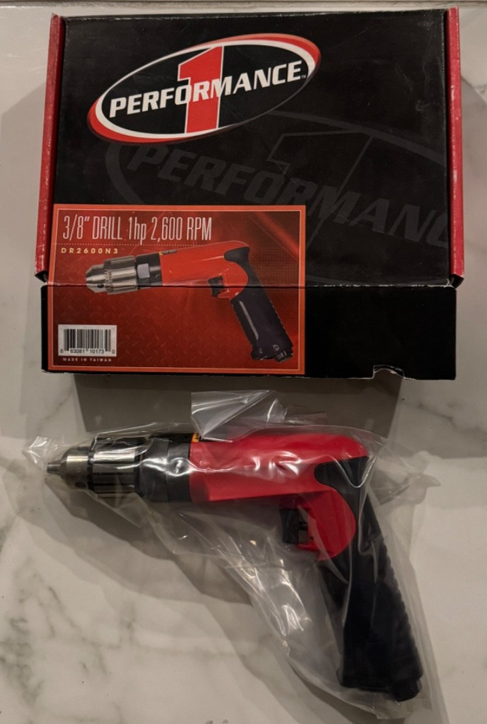 Performance 3/8" Drill 1 HP 2600 RPM DR2600N3