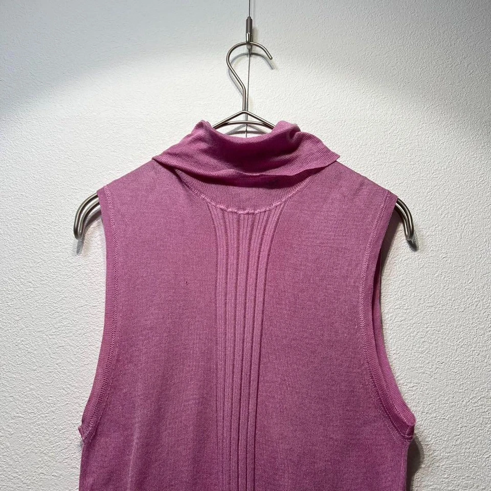 Jil Sander高领无袖针织毛衣 — 第 3/4 张图片