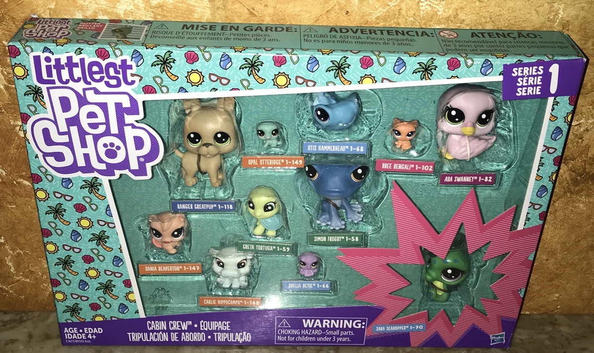 Littlest Pet Shop Series 1 Cabin Crew Set 2016 NEW