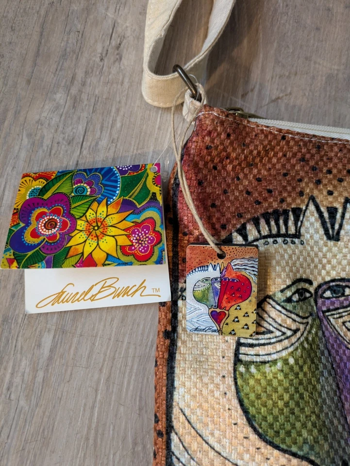 Laurel Burch Love Horses Crossbody Horse Bag Purse w/Charm #LB5683 New NWT - Image 3 of 4