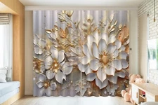 3D Pearl Stamens K2312 Window Photo Curtain Printing Fabric Panda 2023