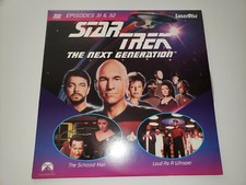 STAR TREK THE NEXT GENERATION Episodes 31  32 LaserDisc Laser Video Disc