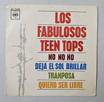 EP LOS TEEN TOPS No No No +1 Spain CBS 1963 Mexico R&R Pioneers WILD