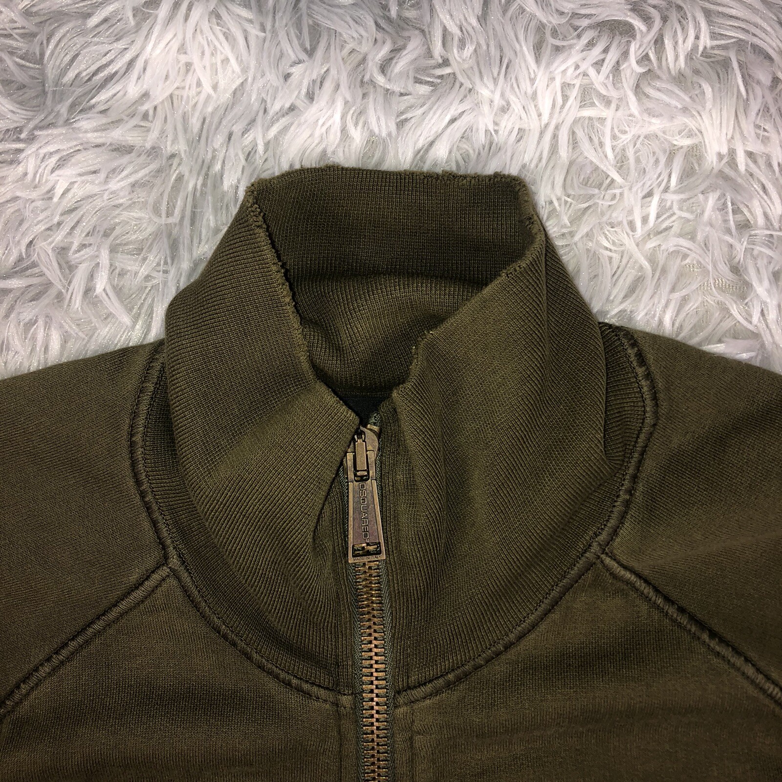 ALTRA Autentica DESQUARED2 Italia Turn The Other Guance Verde Oliva Track Jacket Medium