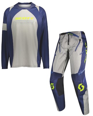 SCOTT X-PLORE ENDURO SHIRT ANZUG BLAU GREY GRAU GR. 30+M