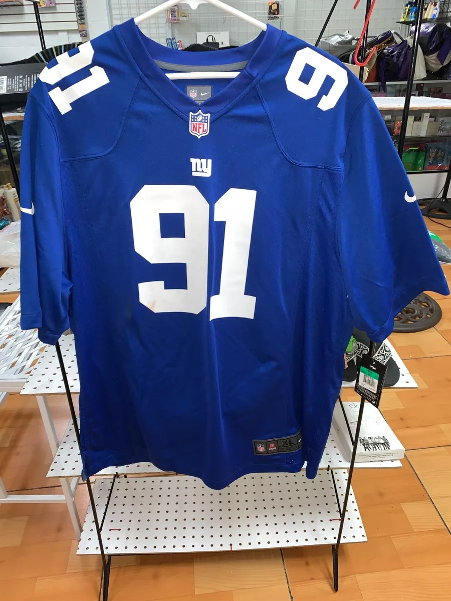 2012-13 NEW YORK GIANTS TUCK #91 NIKE GAME JERSEY (HOME) XXL