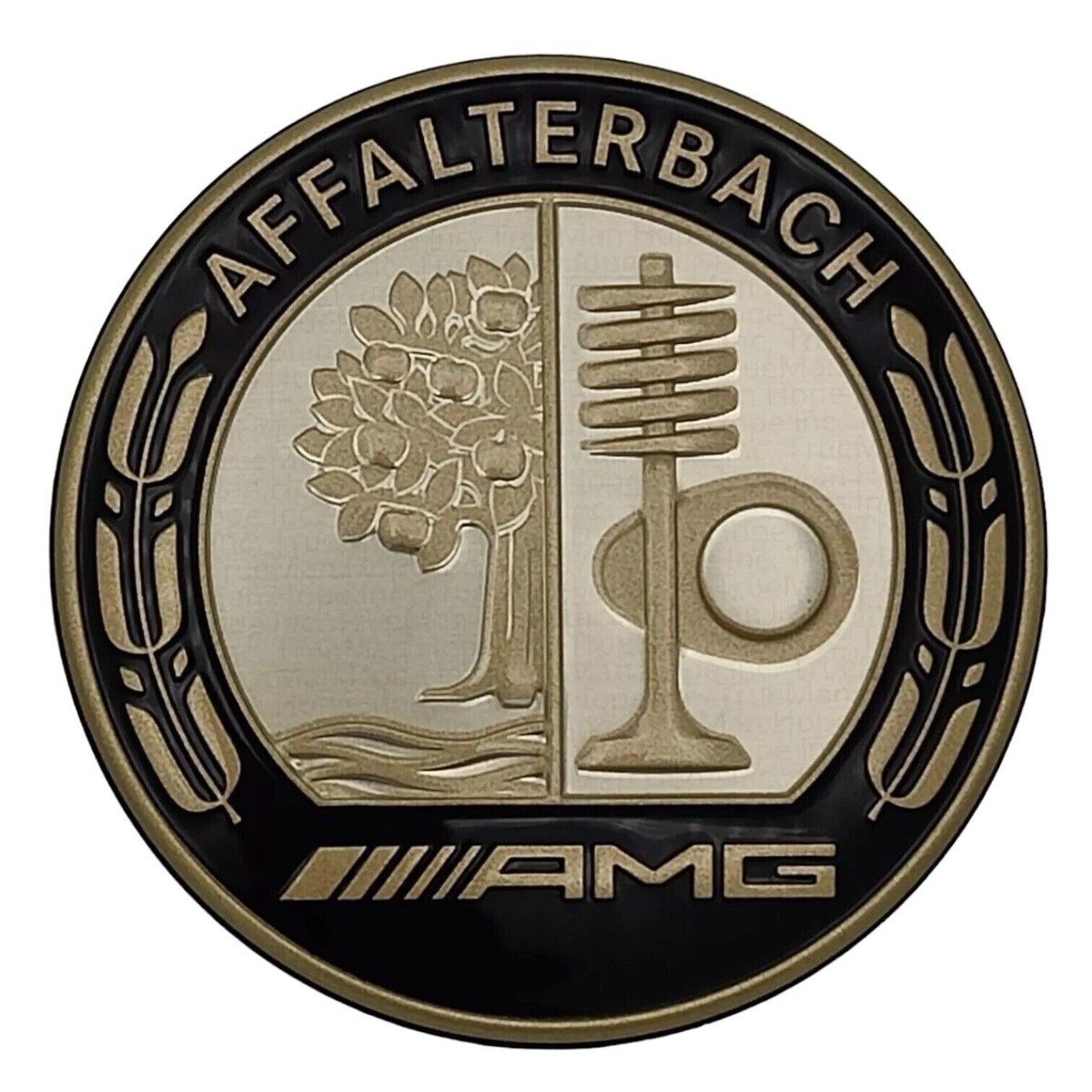 Mercedes-AMG Affalterbach 463A Gold Engine Hood Emblem Badge