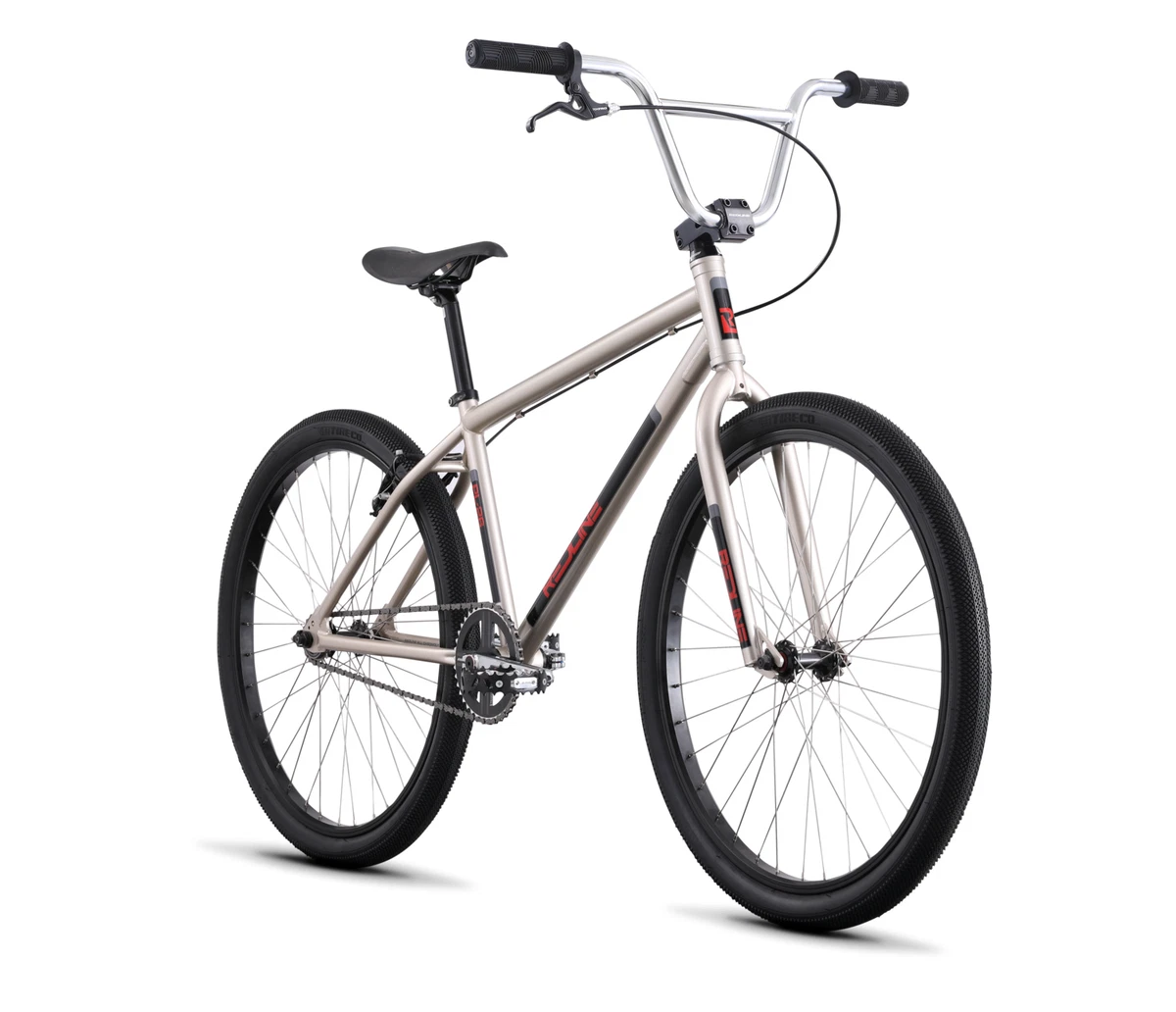 Redline PL26 Retro Silver 26 in Chromoly Adult BMX Cruiser Bicycle