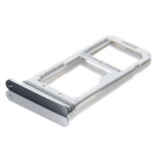 OEM Sim Card Holder Micro SD Card Tray For Samsung Galaxy S7 Edge G935 Silver