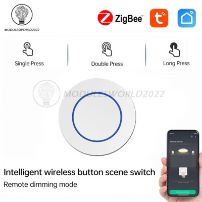 Tuya Zigbee Button Wireless Smart Scene Switch Automation On Off Key Switch US