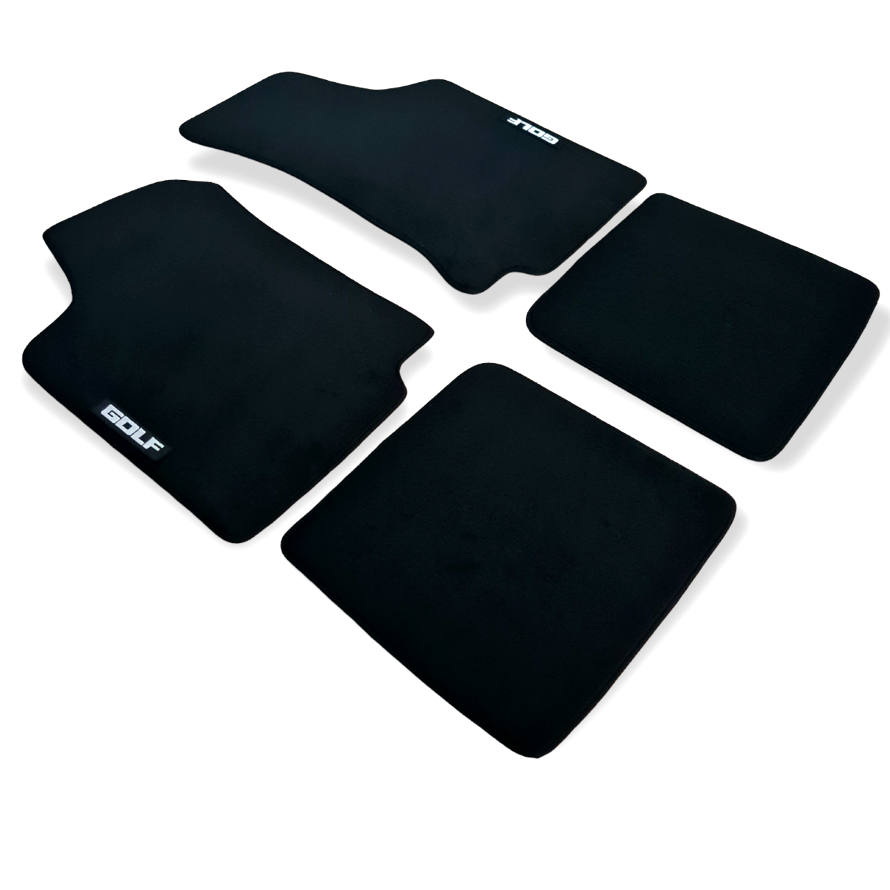 Car Floor Mats For VW Golf MK3 Velour Waterproof Black Carpet Rugs Auto ...
