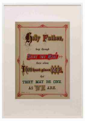 Gray John A One with Christ in Glory John 17 1871 15 A3 A4 Framed Print Picture