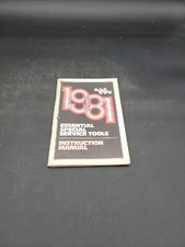 1981 Ford Essential Special Service Repair Tools Instruction Guide Manual