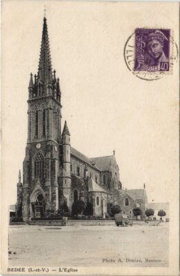 Old postcard Beedee L'Eglise (1250826)