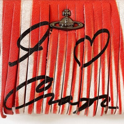 New Vivienne Westwood I Love Crap Wallet, Red | eBay