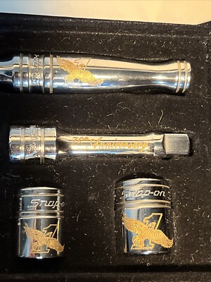70th Anniversary Snap-On 24kt Gold 3/8” Ratchet Set | eBay