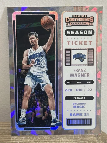 Franz Wagner 2022-23 Contenders Cracked ICE /25 Season Ticket Magic SP