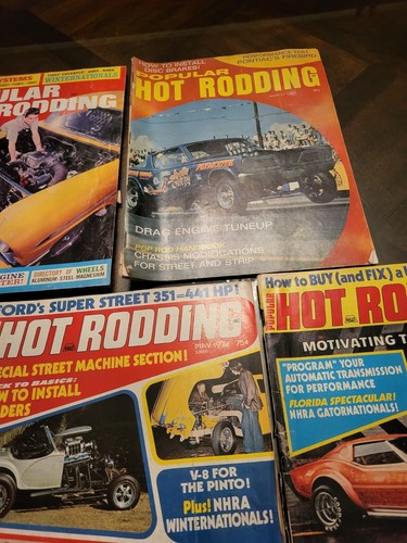 5x POPULAR HOT RODDING Magazine Lot from 1965-74 - Picture 3 of 5