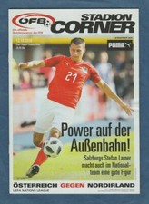 Orig.PRG   UEFA Nations League  12.10.2018   AUSTRIA - NORTHERN IRELAND  !  RARE