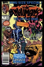 Marvel Comics: Inhumans King-Size Special #1. April 1990. Fantastic Four