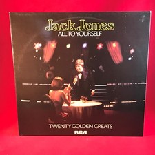 JACK JONES All To Yourself Twenty Golden Greats 1976  UK vinyl LP  Best Of G