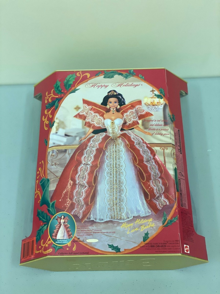 BARBIE 1997 Special Edition Happy Holidays Hallmark 17832 UPC