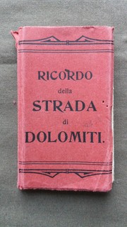 133 Minikartenbuch Straßen DOLOMITI um 1912