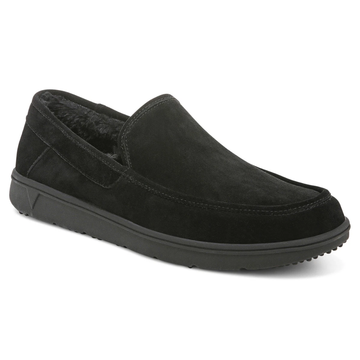 Vionic Gustavo Men s Orthotic Slipper With Removable Insoles Black