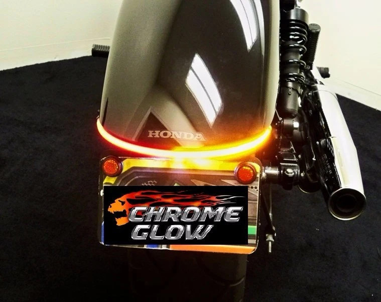 Honda VT750 Spirit/Phantom Fender Eliminator LED Brake & Turn Signal Kit - Smoke - Image 3 of 4