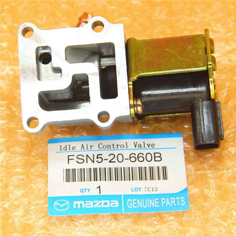 Válvula de control de aire de ralentí de 2 pines IACV FSN52-660B para Mazda 626 Protege 1998-03 Foto 2 de 4