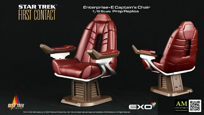 EXO-6 STAR TREK DER ERSTE KONTAKT - REPLIK 1/6 ENTERPRISE-E CAPTAIN `S CHAIR
