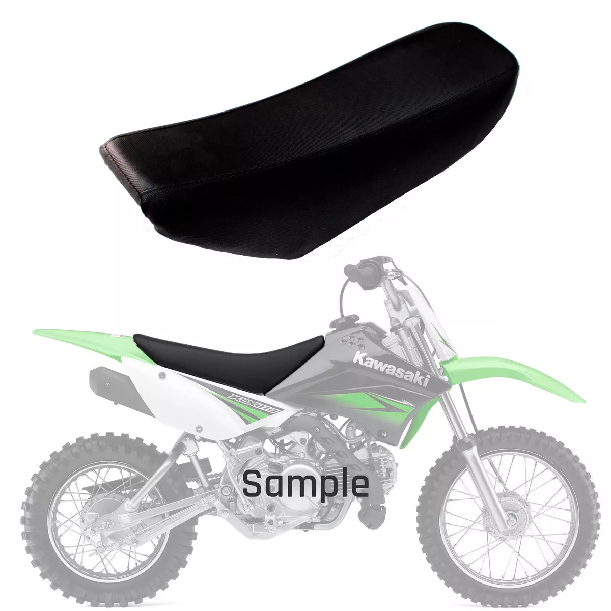 Motorcycle Dirt Bike KLX Black Seat FOR KAWASAKI KLX110 KX65 pit